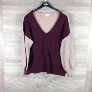 14th & Union V-Neck Colorblock Sweater LP